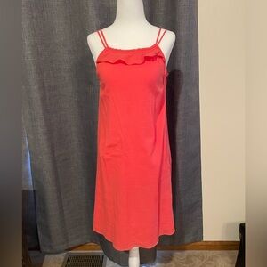 J Crew coral sun dress